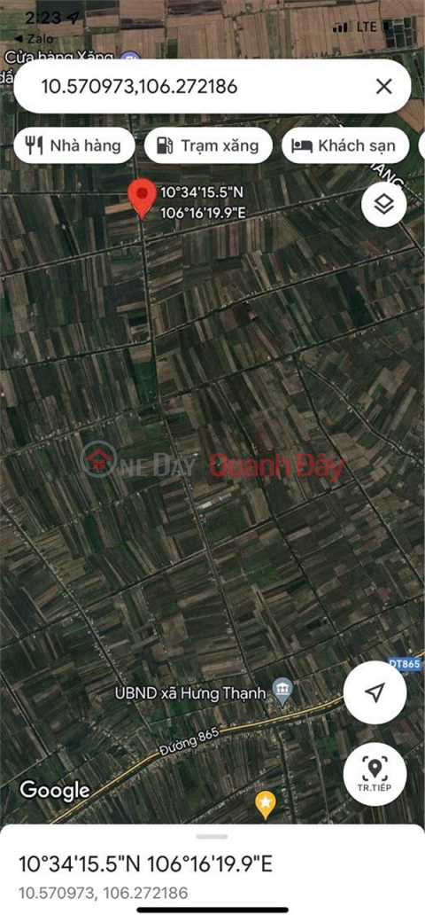 BEAUTIFUL LAND - GOOD PRICE, QUICK SALE needed. Street-front land in prime location in Tan Phuoc district, Tien Giang province. _0