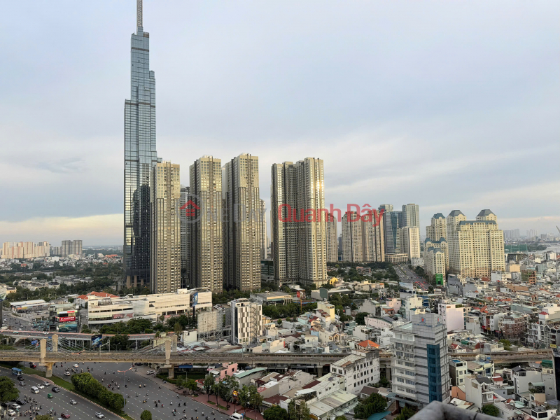 đ 15 Billion Apartment for sale at Pearl Plaza - Corner unit, 3 bedrooms, 122.31m2, view of Landmark 81 and Saigon River, ownership certificate available.