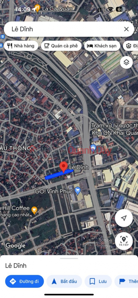 The owner needs to sell 100m2 on Le Dinh street, Go Vinh Phuc Supermarket _0