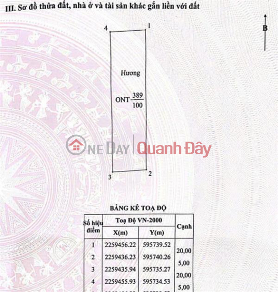 Property Search Vietnam | OneDay | Residential Sales Listings OWNER Urgently Needs to Sell a Lot of Land at Ca Street, Thanh Nguyen Commune, Thanh Liem District, Ha Nam