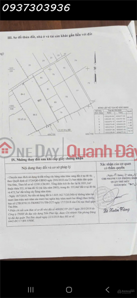 đ 32 tỷ Bán đất 1037m² Tam Bình Thủ Đức, ngang 16m, 555m² thổ cư, gần đường Ngô Chí Quốc – giá 32 tỷ