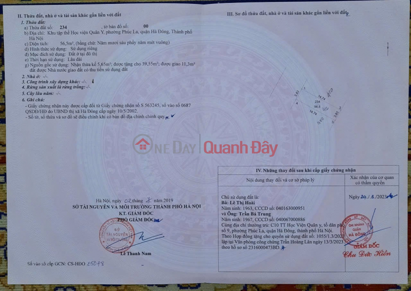Property Search Vietnam | OneDay | Nhà ở Niêm yết bán NHÀ ĐẸP - GIÁ TỐT CHÍNH CHỦ Bán nhà mặt phố Lê Hữu Trác , Phường Phúc La,hưởng lợi từ qui hoạch