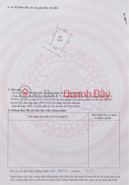 ĐẸP BÁN TIẾC LẮM VỊ TRÍ ĐẤT SẤT DỰ ÁN --DT 100 M FUN THỔ CƯ -TẠI VỆ SƠN ĐÔNG TÂN MINH HUYỆN SÓC SƠN HÀ NỘI Niêm yết bán