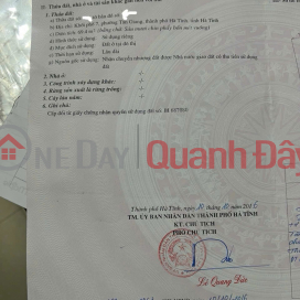 NHÀ VỊ TRÍ ĐẸP - GIÁ TỐT CẦN BÁN Căn Nhà Tại Phường Tân Giang, TP. Hà Tĩnh, Tỉnh Hà Tĩnh. _0