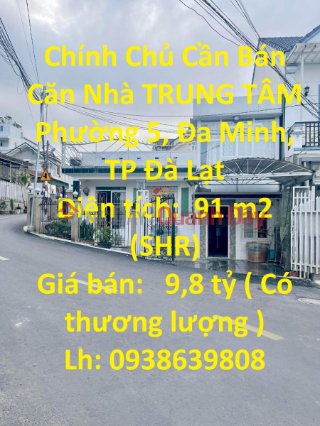 Government House For Sale CENTRAL House, Ward 5, Da Minh, Da Lat City Sales Listings