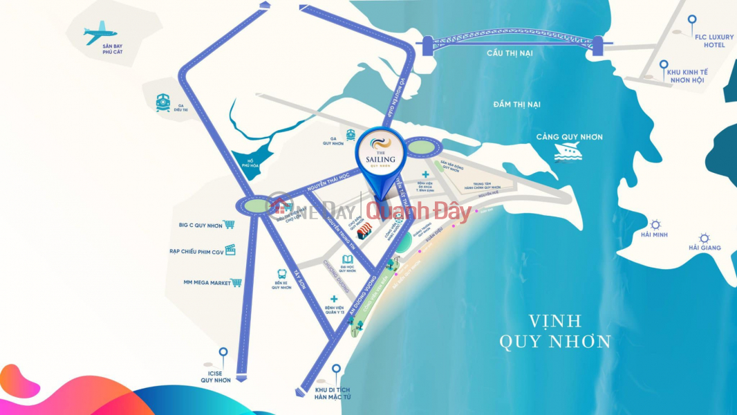 Căn hộ The Sailing 3 mặt đường tại trung tâm TP biển Quy Nhơn - sở hữu lâu dài. | Việt Nam, Bán, ₫ 400 triệu