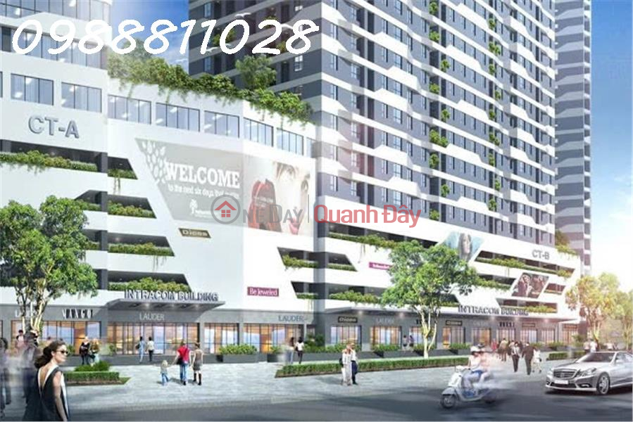 Property Search Vietnam | OneDay | Nhà ở Niêm yết bán | Bán chung cư Intracom 1 ngủ + tại cầu Nhật Tân