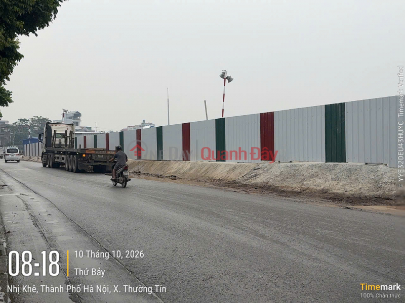 đ 13,5 tỷ | ĐẤT ĐẸP - GIÁ TỐT - Cần Bán Nhanh Lô Đất Tại Phố Quán Gánh, Xã Nhị Khê, Thường Tín, Hà Nội