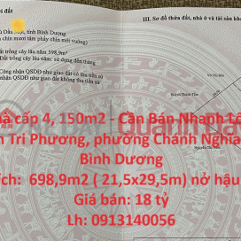 BEAUTIFUL LAND available level 4 house, 150m2 - For Quick Sale Land Lot Prime Location in Thu Dau Mot City _0