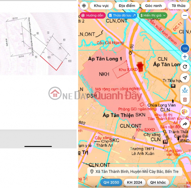 OWNER Needs to Sell House and Land Fronting National Highway 60 in Tan Thanh Binh Commune, Mo Cay Bac, Ben Tre, Vietnam | Sales | đ 6 Billion