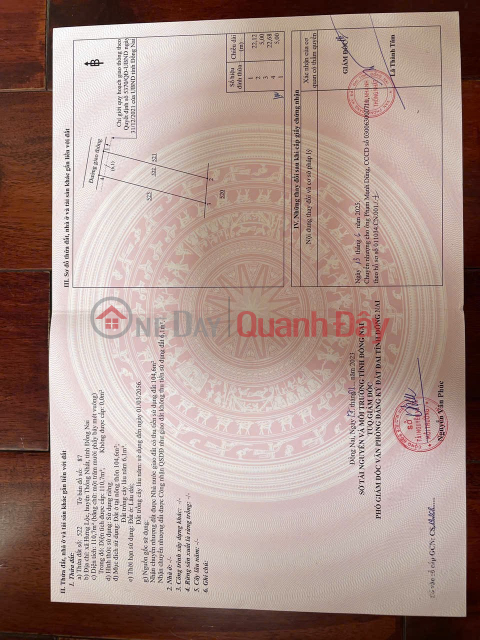 BEAUTIFUL LAND - GOOD PRICE - Urgently Need to Sell Plot of Land in Dau Day Commune, Dong Nai _0