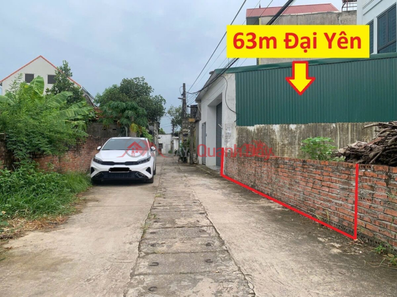 CHÍNH CHỦ CẦN BÁN LÔ ĐẤT 63M TẠI ĐẠI YÊN-CHƯƠNG MỸ-HÀ NÔI Niêm yết bán
