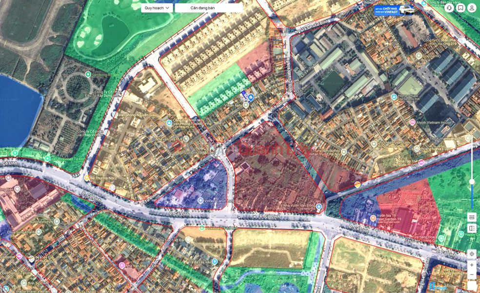 Property Search Vietnam | OneDay | Nhà ở Niêm yết bán | Đất ngõ 63 Tư Đình, phường Long Biên, thành phố Hà Nội, 229m2, đường ô tô tránh, miễn TG