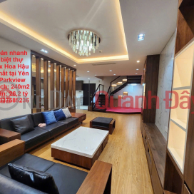 Need to sell quickly the only Duplex Miss villa at Yen Hoa Parkview Luxury sky villa _0