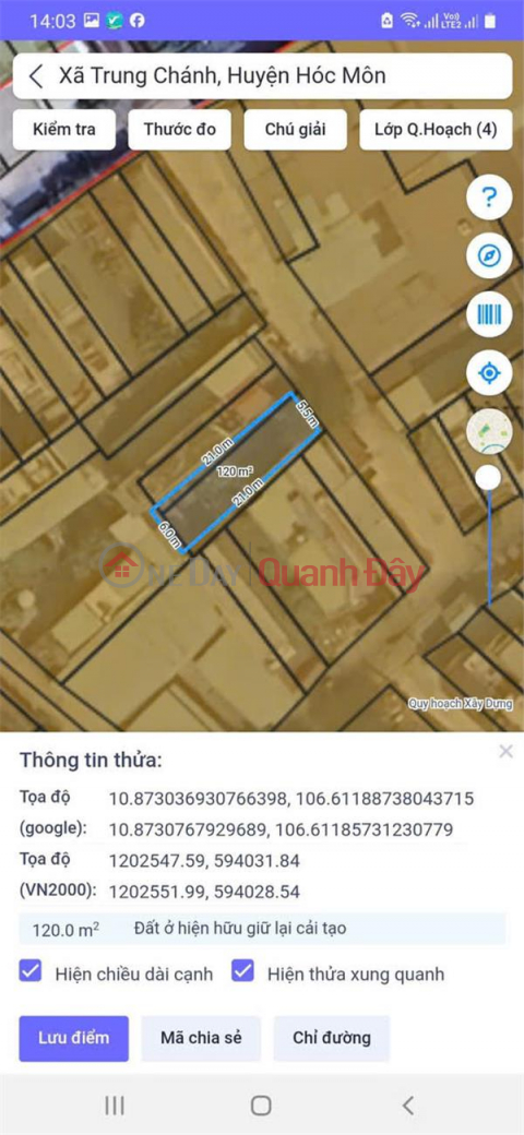 Beautiful Land - Good Price - Owner Needs to Sell a Plot of Land in a Beautiful Location in Trung Chanh Commune, Hoc Mon, HCM _0