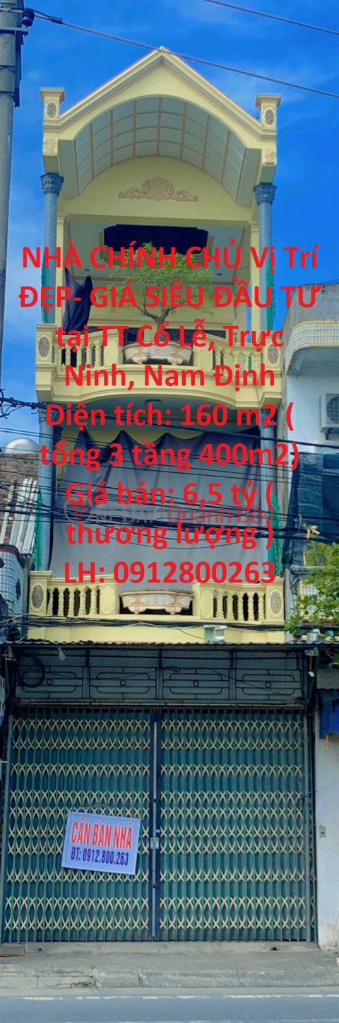 NHÀ CHÍNH CHỦ Vị Trí ĐẸP- GIÁ SIÊU ĐẦU TƯ tại Trực Ninh - Nam Định _0