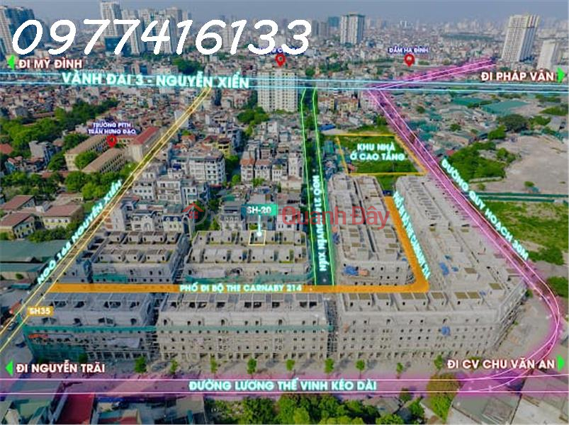 Property Search Vietnam | OneDay | Residential Sales Listings | Urgent sale of corner apartment SH17 (Rue De Charme) in the center of QThanh Xuan, Hanoi, 133m2. Price 32 billion VND