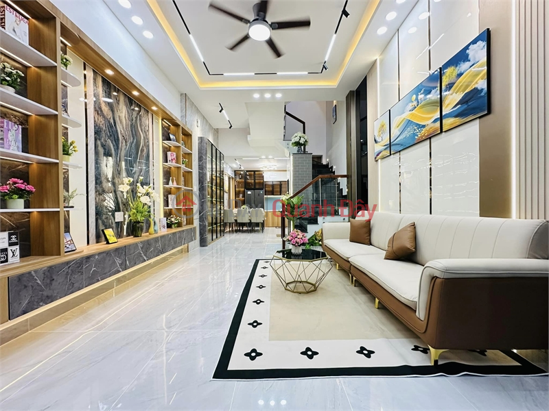 Property Search Vietnam | OneDay | Residential, Sales Listings | 4-storey house with high-class interior. 5m alley Pham Van Chieu, Ward 9, Go Vap. only 6.99 billion