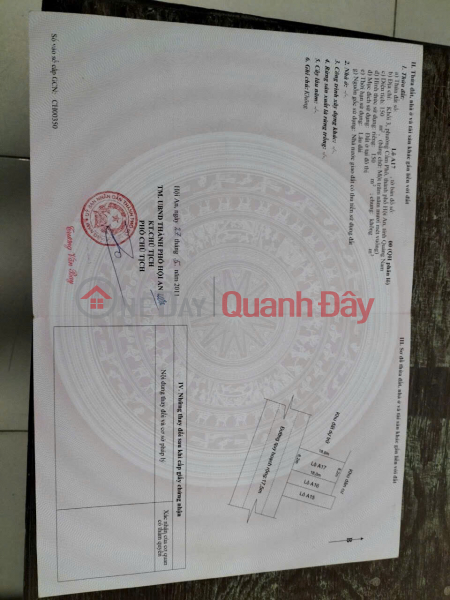 Chính chủ bán đất 2 mặt tiền đường Đào Duy Từ - Cẩm Phô - thành phố Hội An | Việt Nam | Bán đ 22,5 tỷ