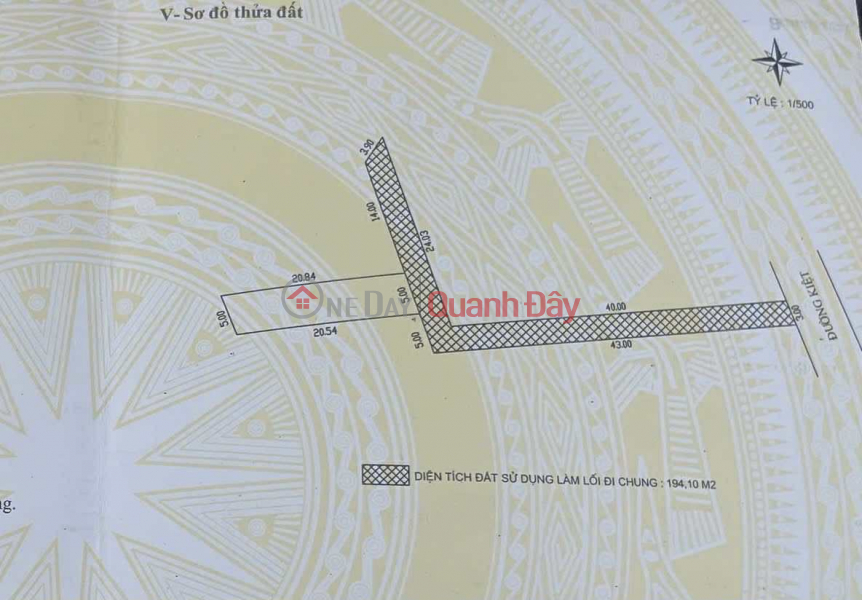 Property Search Vietnam | OneDay | Nhà ở, Niêm yết bán, ĐẤT ĐẸP KIỆT LƯU QUANG VŨ – NGŨ HÀNH SƠN - 101,3m² - CHỈ 2,15 TỶ