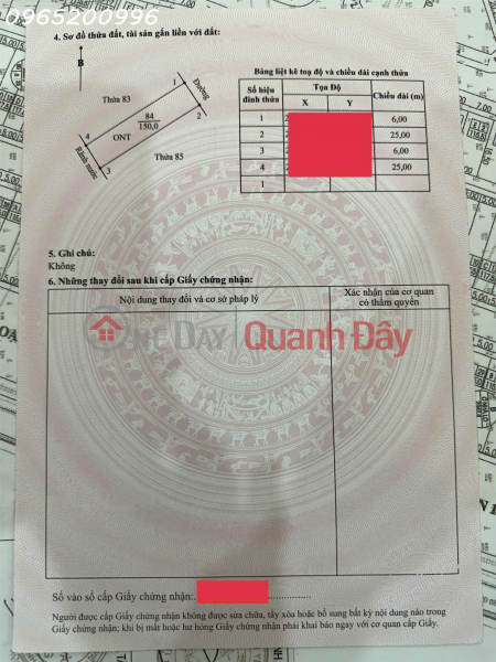 Prime land for sale, located on the main road in Khanh Hoi commune, Yen Khanh district, Ninh Binh province, ideal for investment. Sales Listings