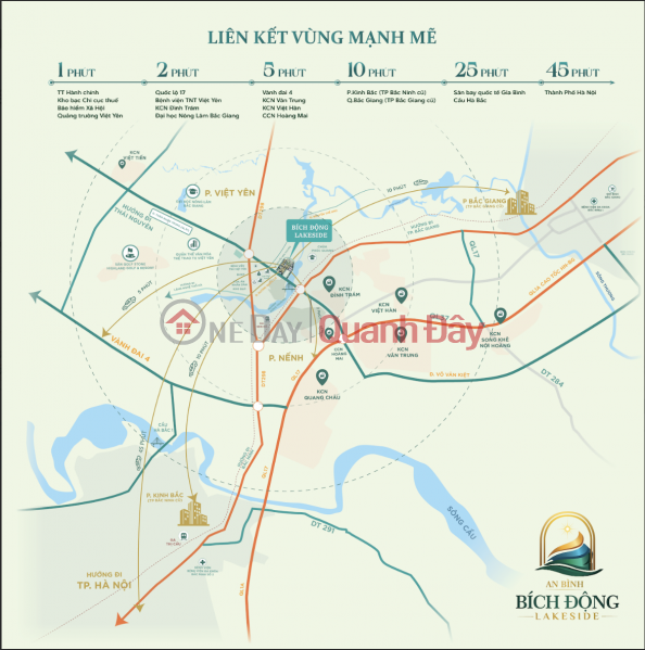 Property Search Vietnam | OneDay | | Niêm yết bán Bích Động Lakeside 114m² – Mặt Tiền 6m – Trục Cổng Chào – Giá 65tr/m²