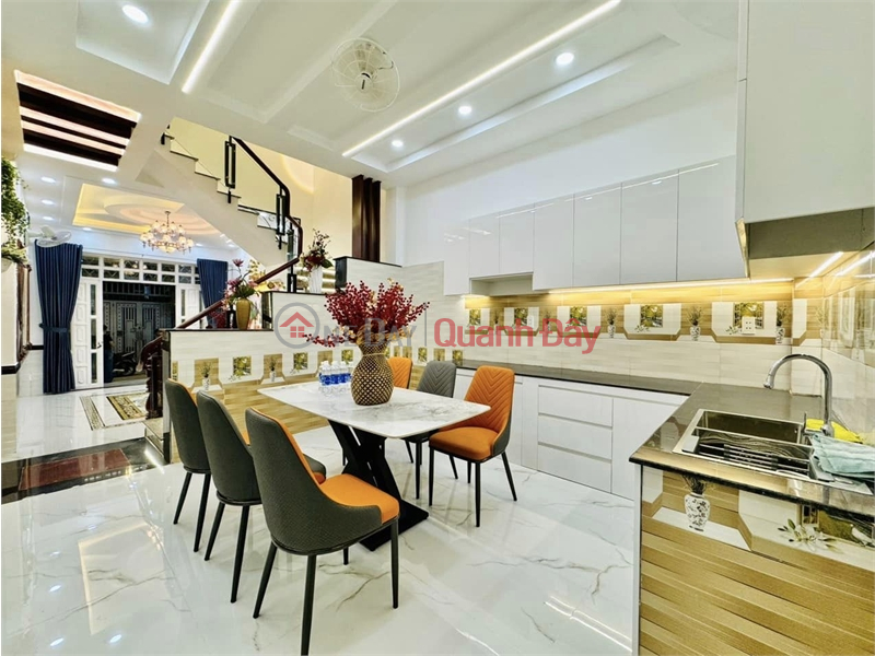 House 4x15m, 4 floors with 6 bedrooms, Phan Huy Ich, Ward 12, Go Vap, Only 5.45 billion Vietnam, Sales | đ 5.45 Billion