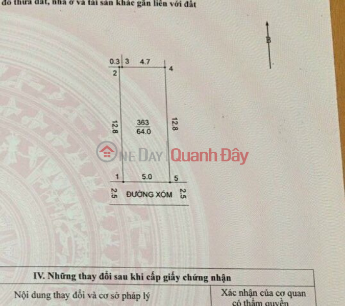 64m Phụng Châu ngõ ô tô, thông tứ tung. Mặt tiền 5m, hậu 5m. Giá chỉ trên 10tr/m. Lh e Thắng:0982963222 Niêm yết bán