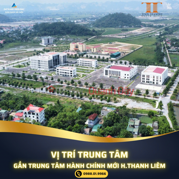 Property Search Vietnam | OneDay | Residential Sales Listings | Receive bookings for the final sale of adjacent land plots in the model urban area of Tan Thanh Elite City, near the administrative center.