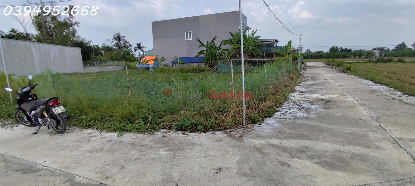Urgent sale of land lot with 2 street fronts in Phuoc Van commune, Can Duoc, Long An, area 200m2, investment price Sales Listings