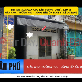 House for sale in alleyway off Do Thua Luong street, 90m² - NEAR TAN HUONG MARKET, 7.49 Billion VND, MONTHLY INCOME 8 MILLION VND _0