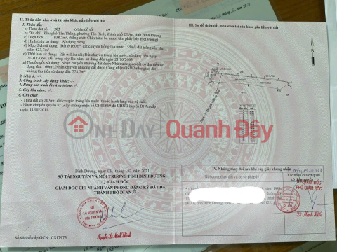 ĐẤT ĐẸP - GIÁ TỐT - Bán GẤP Lô Đất Tiềm Năng Tại Phường Tân Bình, Thành phố Dĩ An, Bình Dương _0