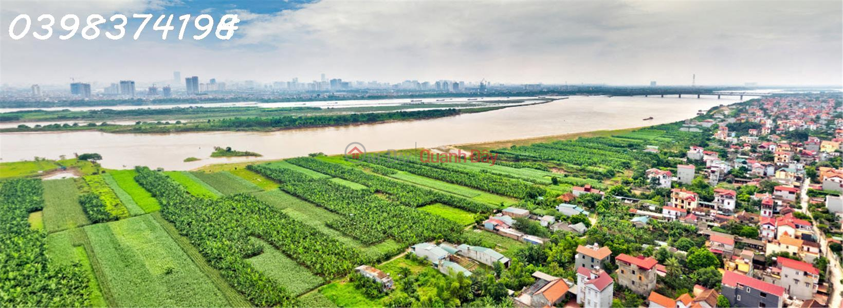 Beautiful land in Hai Boi with sparkling river banks and roads open to trucks, Vietnam | Sales ₫ 42 Million