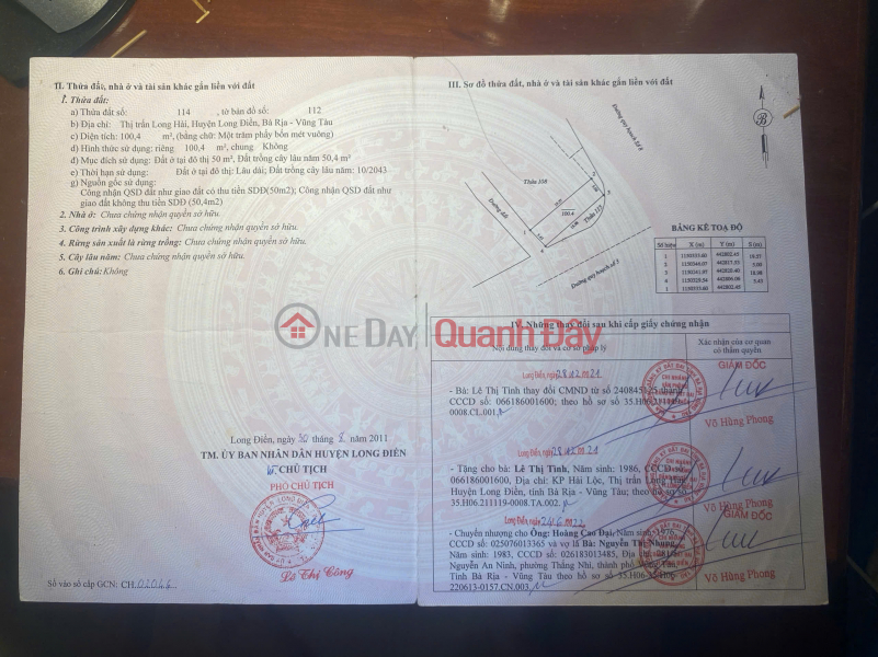 đ 1.95 Billion | Owner selling house and land in a prime location - Pham Van Dong Street, Vung Tau - 100.3m2 - car access to the house - only 1.95 billion VND