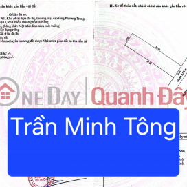 BÁN ĐẤT MẶT TIỀN ĐƯỜNG TRẦN MINH TÔNG - GẦN BIỂN _0
