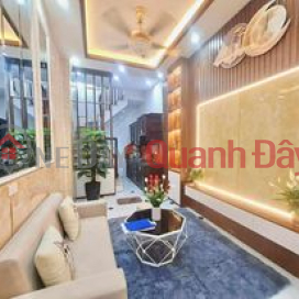 BEAUTIFUL NEW HOUSE FOR SALE 2 MONTHS, FULL FURNISHED, KHAM THIEN MARKET STREET, DONG DA 27M, 4T, 3.88 BILLION _0