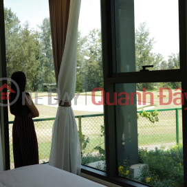 Apartment for sale 88m2 3 bedrooms, both sea view and golf course view right in Da Nang city, bargain price _0