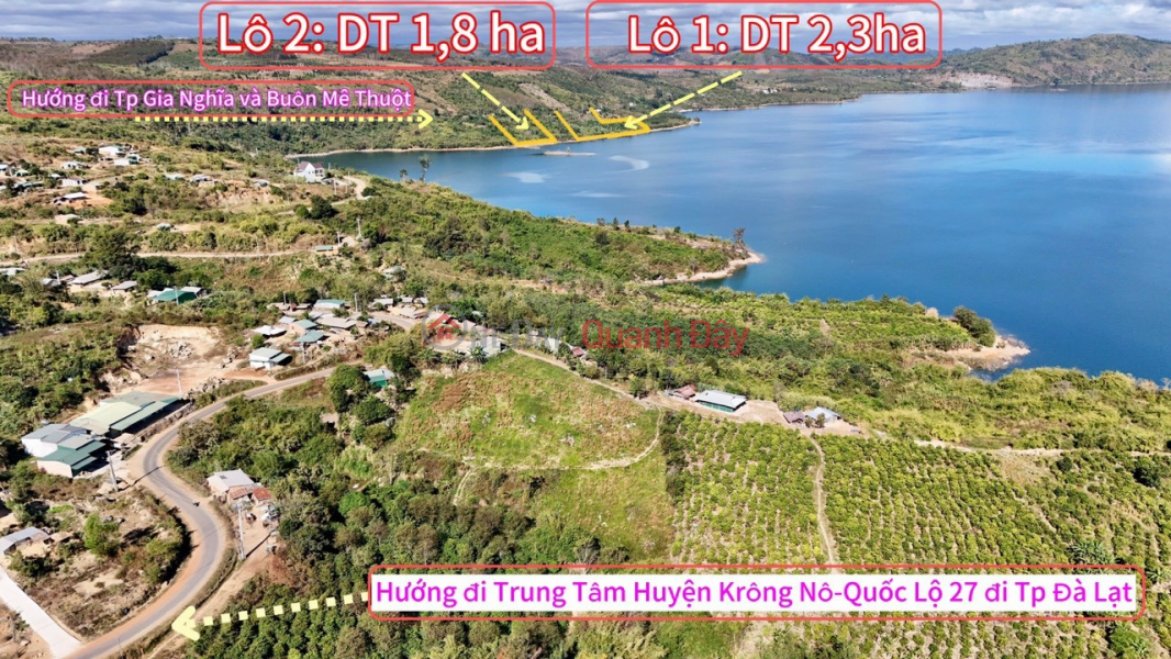 Land for sale with frontage on inter-provincial asphalt road, with 42m of road and 229m of lake Sales Listings