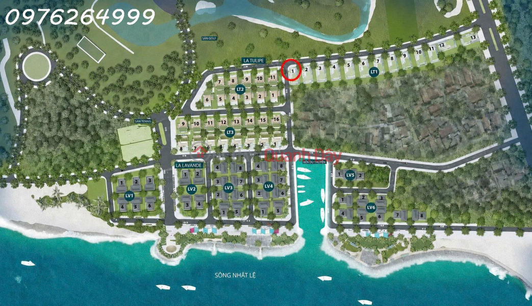 GIA ĐÌNH ĐỊNH CƯ NƯỚC NGOÀI CẮT LỖ 1,8 TỶ - Lô góc đẹp 325m2 Nhật Lệ Riverside Quảng Bình Niêm yết bán