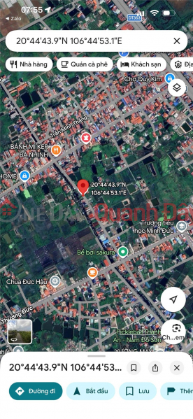 [1.85 BILLION VND] BEAUTIFUL LAND PLOT IN NGUYEN HUE NAM RESIDENTIAL AREA, DO SON DISTRICT. ZALO 0567 222 555 Sales Listings