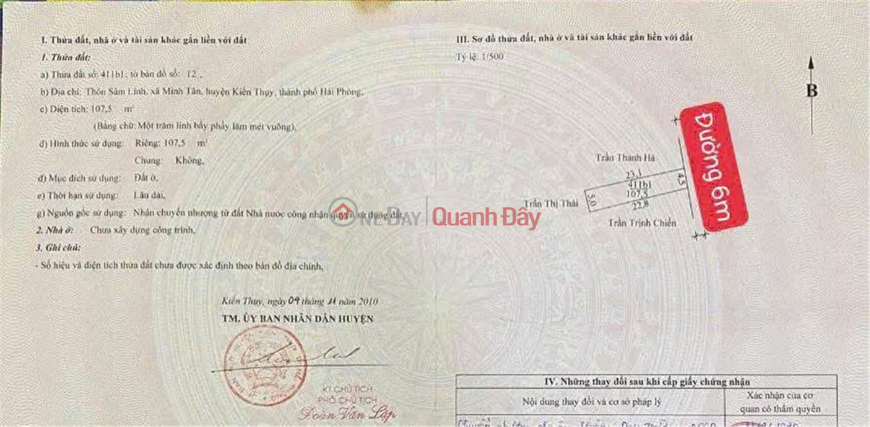 Beautiful lot - rare price in Minh Tan area only 1.7x billion ZALO 0567 222 555 Vietnam Sales đ 1.77 Billion