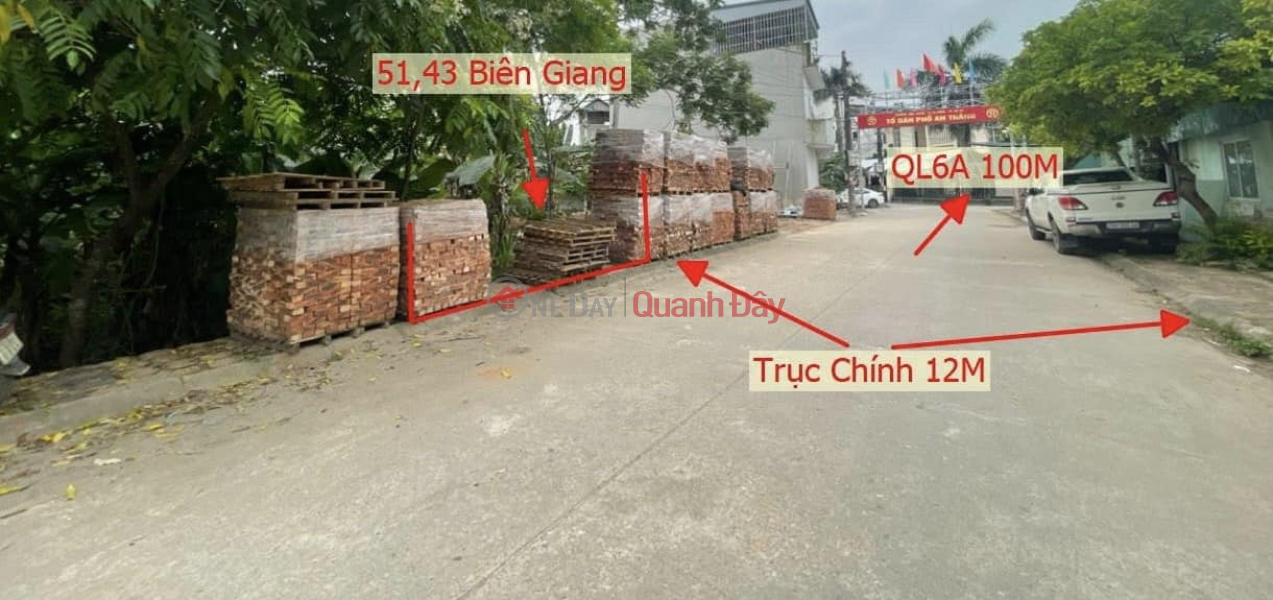 Property Search Vietnam | OneDay | Nhà ở Niêm yết bán | Cc gửi bán lô 51.43m2, 3.x tỷ, ô tô tránh, kinh doanh, An Thắng Biên Giang Hà Đông.