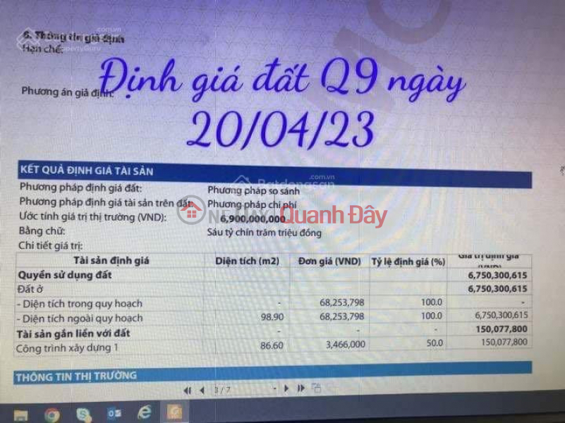 House Horizontal business front 5.43m 106m2 bloom after 5.74m District 9 center fills Bank 7 billion 8 for sale 5 billion 9 Sales Listings