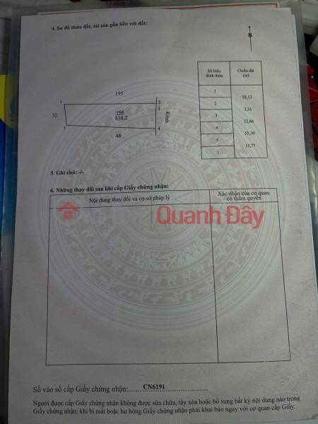 Property Search Vietnam | OneDay | Nhà ở Niêm yết bán ĐẤT ĐẸP -ĐẦU TƯ SINH LỜI - Chính Chủ Bán Đất 2 Mặt Tiền View Sông Xã Giồng Trôm, tỉnh Vĩnh Long.