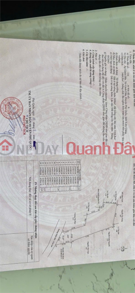 ĐẤT ĐẸP - ĐẦU TƯ SINH LỜI - Chính Chủ Bán Đất Tặng Kèm Nhà Tại Xã Gành Dầu, TP Phú Quốc, Kiên Giang Niêm yết bán