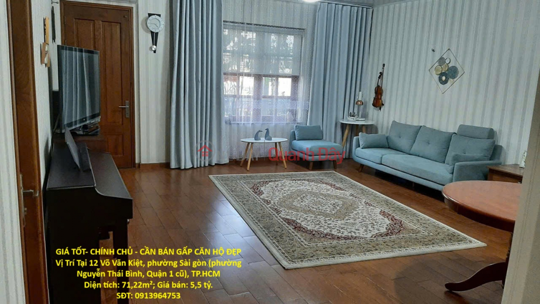 GREAT PRICE - DIRECT OWNER - URGENT SALE OF BEAUTIFUL APARTMENT IN THE HEART OF SAIGON Sales Listings