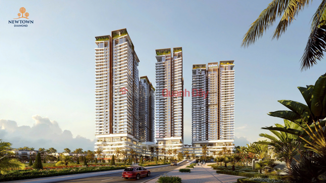 Property Search Vietnam | OneDay | Nhà ở Niêm yết bán Bán căn hộ 2PN tòa Sapphire dự án Newtown Diamond Đà Nẵng giá chỉ từ 4.38 tỷ