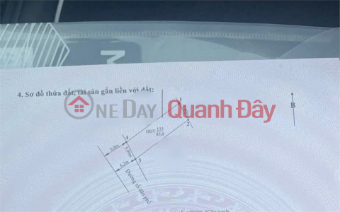 Price 1.x billion VND. Land plot on The Nhan - Hoa Nghia - Duong Kinh main road, connecting to Tinh Hai, densely populated residential area. ZALO _0