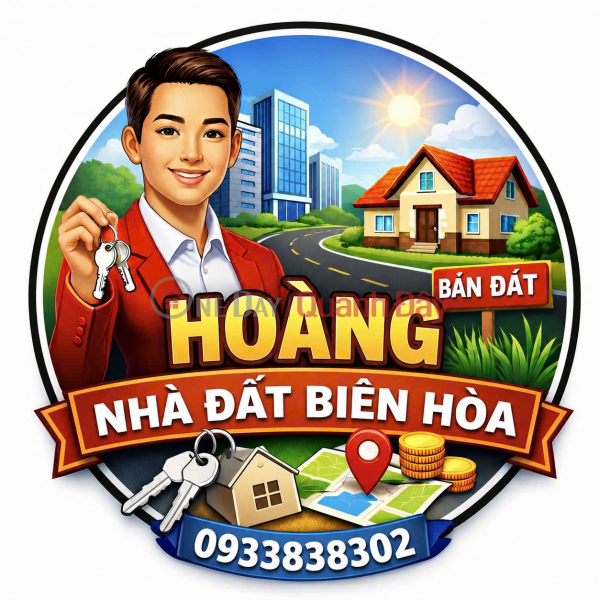 đ 4.25 Billion | Newly built 1-story house with 1 upper floor for sale in Quarter 1, Tan Hiep Ward, Dong Nai - 200m from Nguyen Ai Quoc Street.