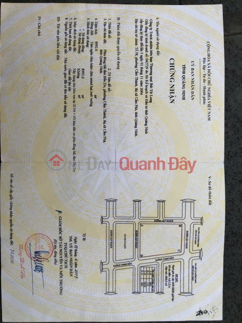 ĐẤT ĐẸP- GIÁ ĐẦU TƯ – BÁN 9.000M² ĐẤT THƯƠNG MẠI DỊCH VỤ, P. Cẩm Thành, TP. Cẩm Phả, T. Quảng Ninh _0